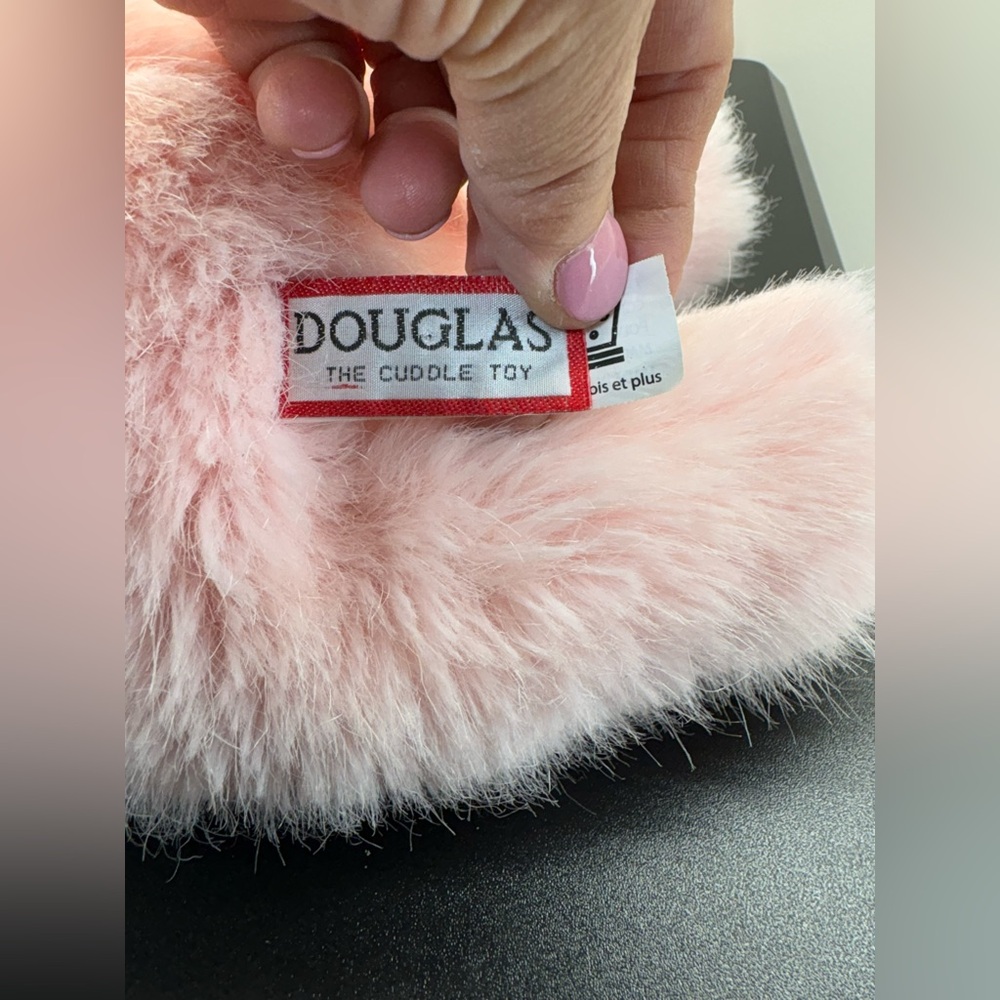 Douglas Curly Tail Pink Piggy Stuffed Animal - Picture 3 of 11